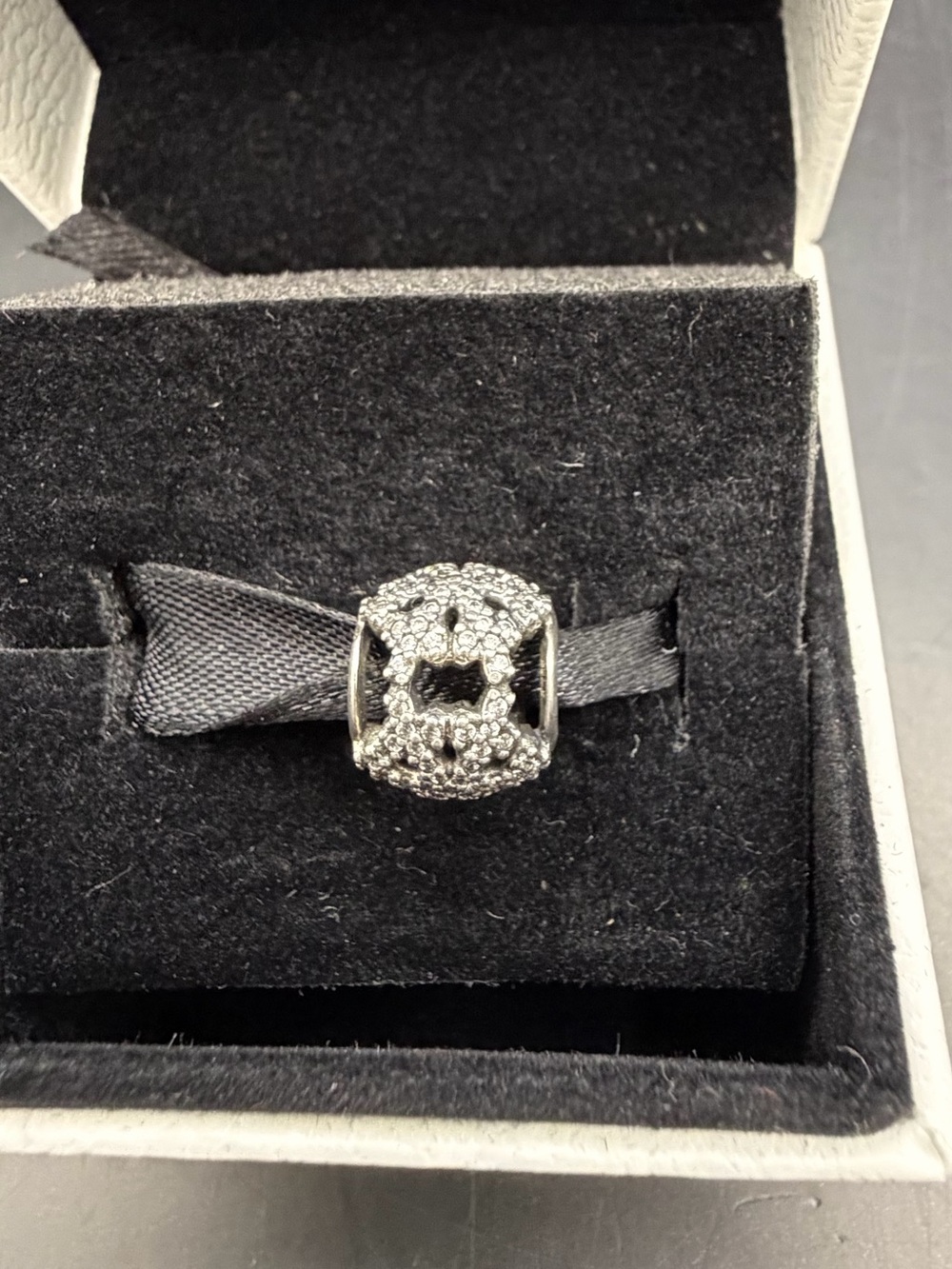 Pandora Sparkling Openwork Star Charm – Sparkling Pandora Openwork Star Charm –